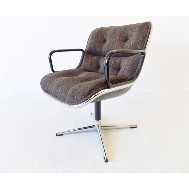Ensemble de 4 fauteuils vintage de Charles Pollock pour Knoll International, 1970