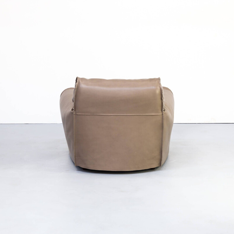 Leather Feather armchair by Paola Navone for Baxter, 1970s