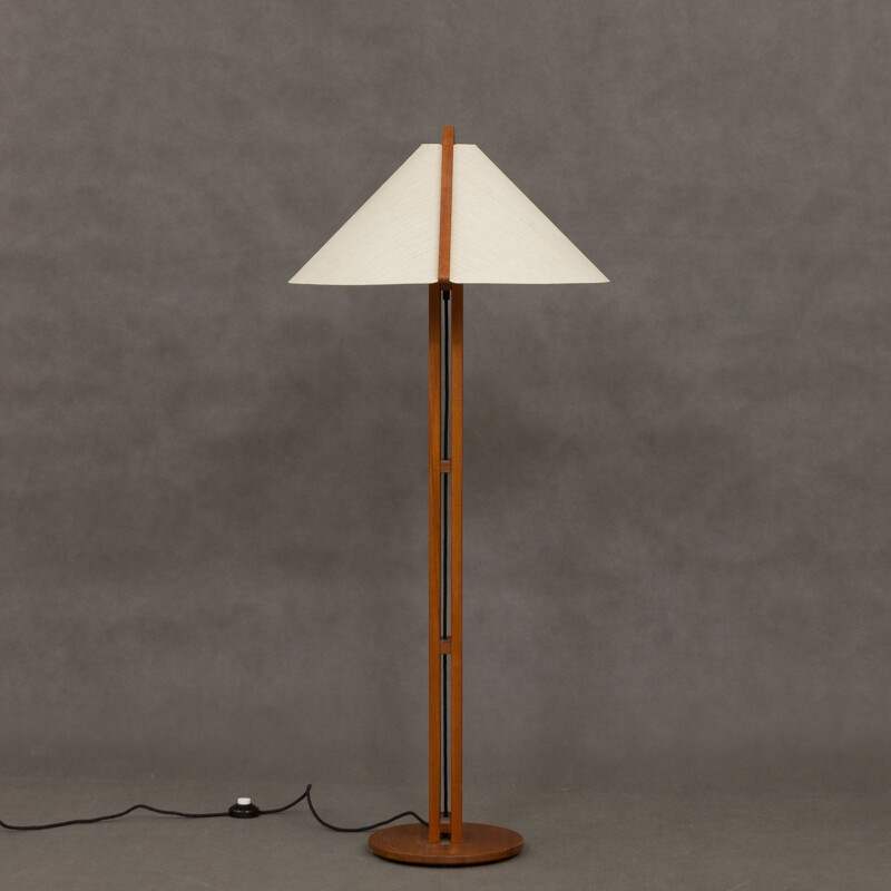 Vintage Danish teak floor lamp, 1970