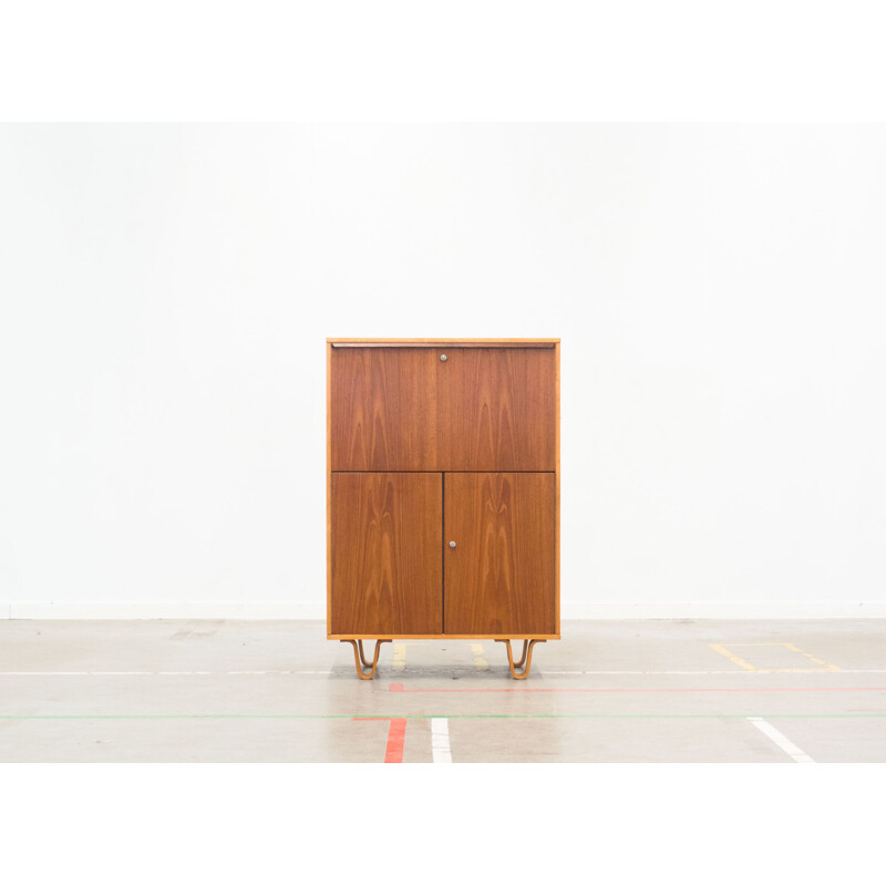 Vintage secretary cabinet "CB07" in birch by Cees Braakman