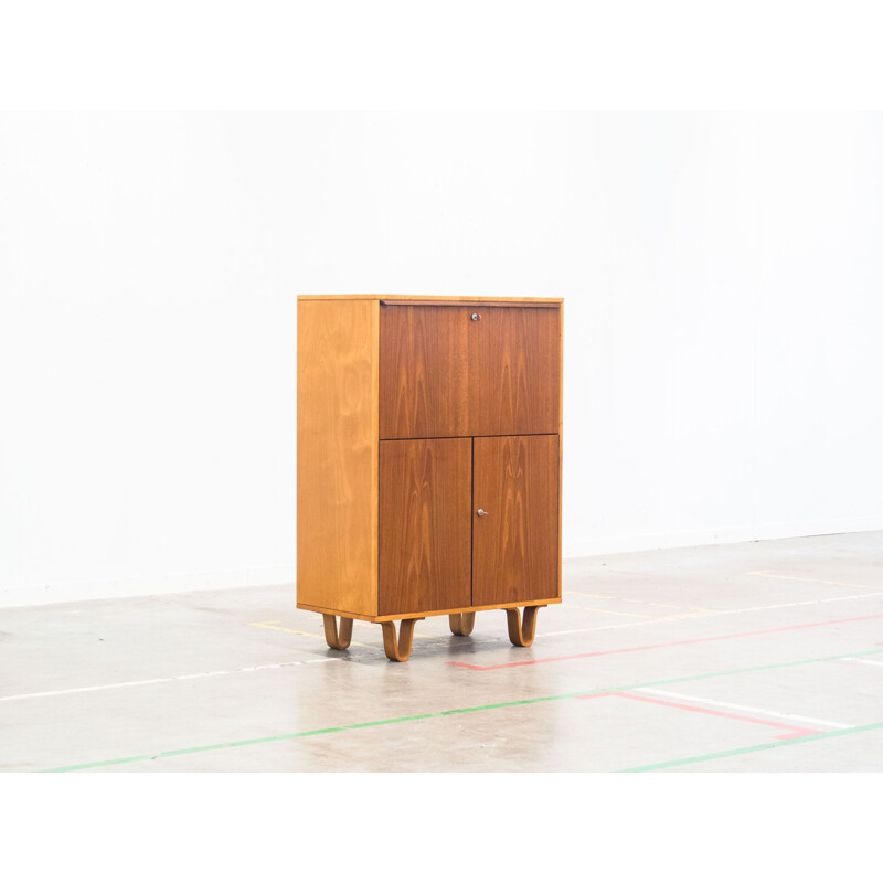 Vintage secretary cabinet "CB07" in birch by Cees Braakman