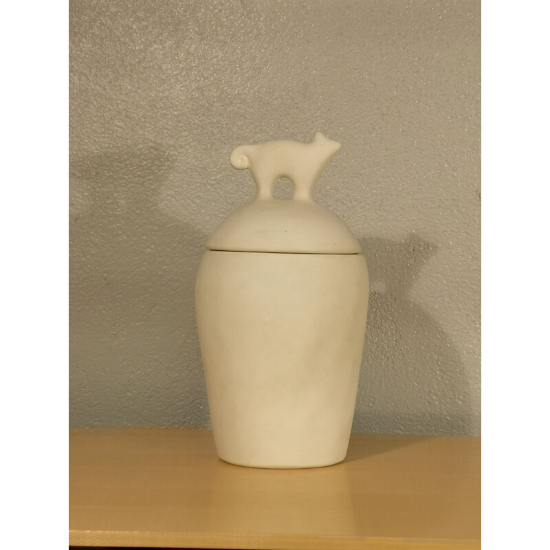Vintage ceramic box by Pierre Casenove 