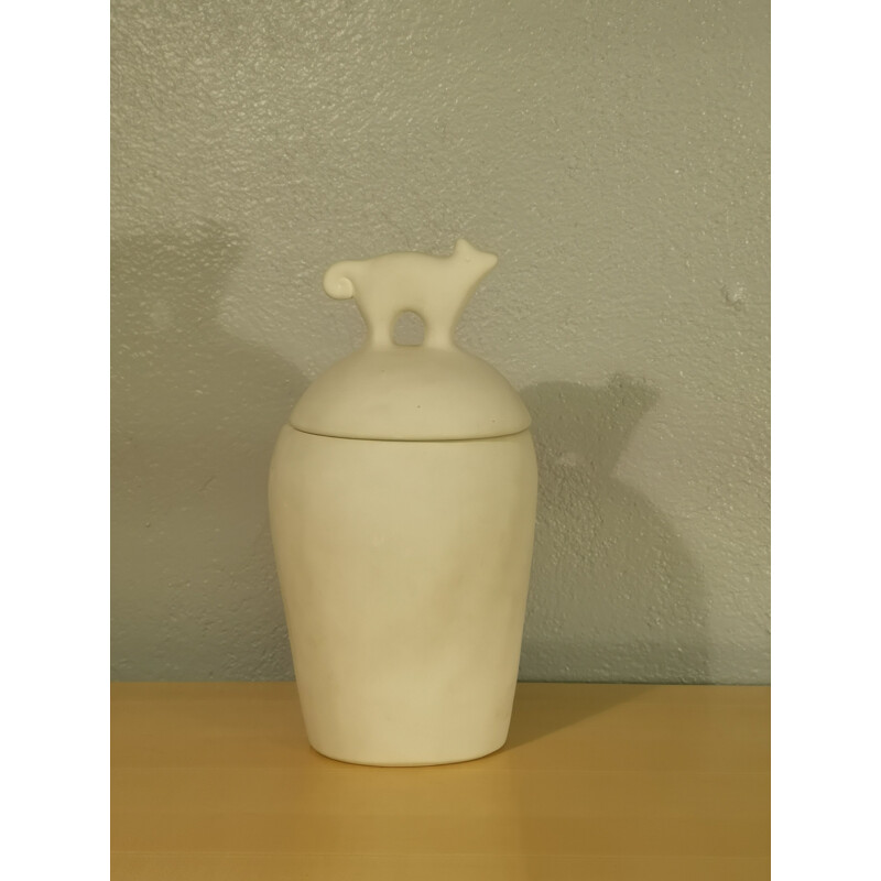 Vintage ceramic box by Pierre Casenove 