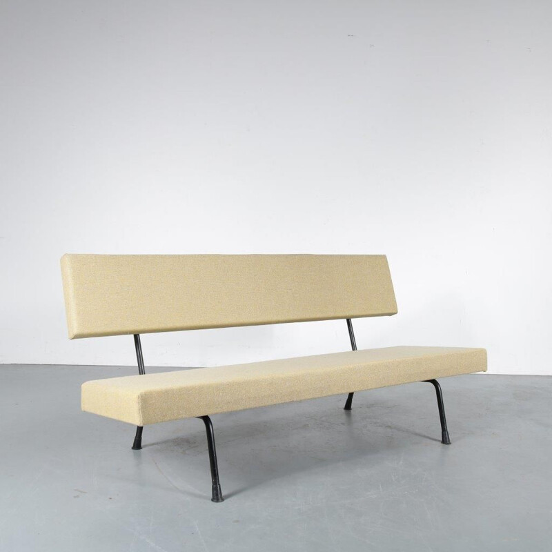 1950s Model 447 sofa  designed by Wim RIetveld, manufactured by Gispen in the Netherlands