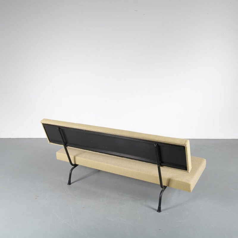 1950s Model 447 sofa  designed by Wim RIetveld, manufactured by Gispen in the Netherlands