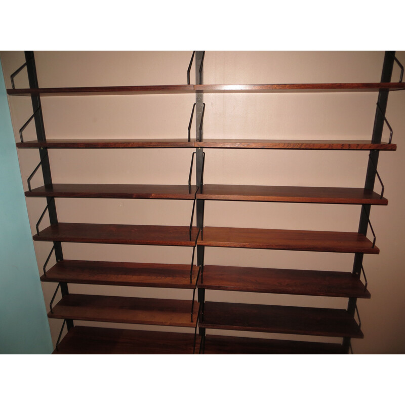 Vintage Scandinavian shelf by Poul Cadovius in Rio Rosewood