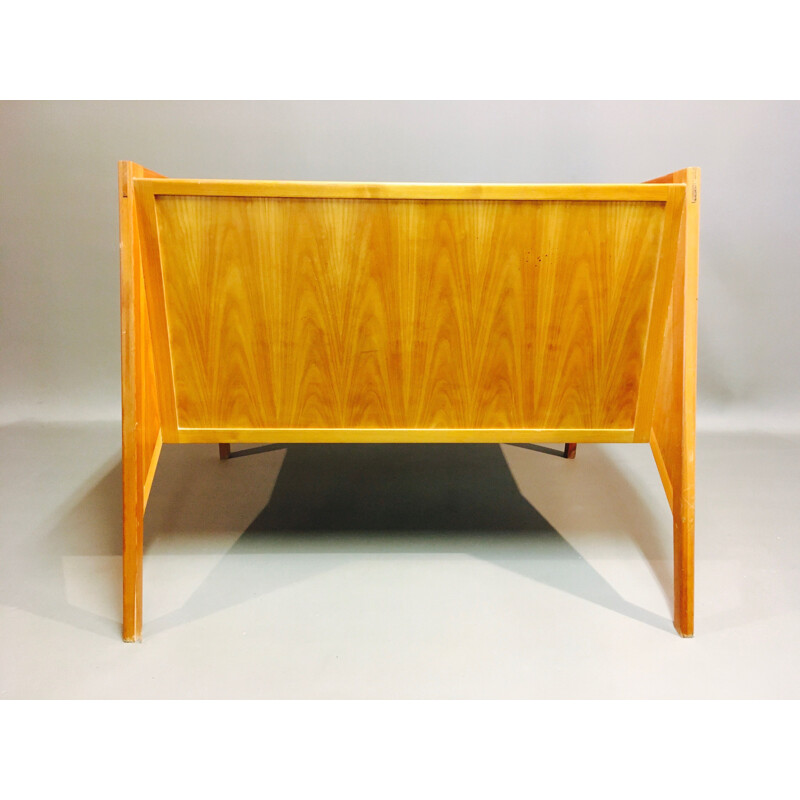 Vintage solid wood desk, Scandinavian design, 1960