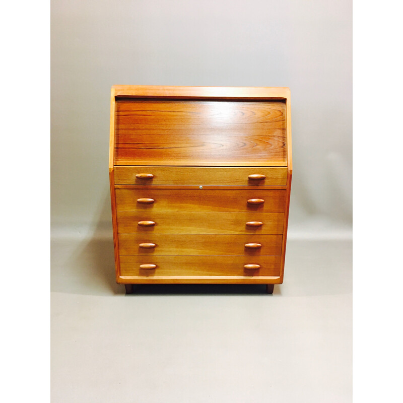 Vintage Scandinavian secretary's cabinet with modular storage units, 1950