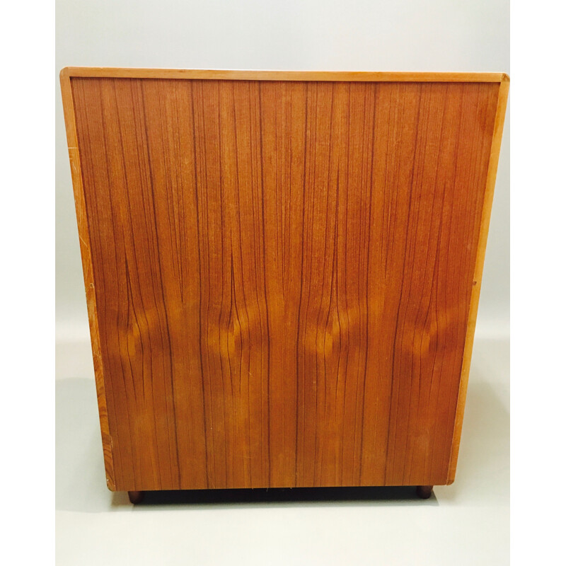 Buffet secrétaire vintage scandinave avec rangements modulables, 1950