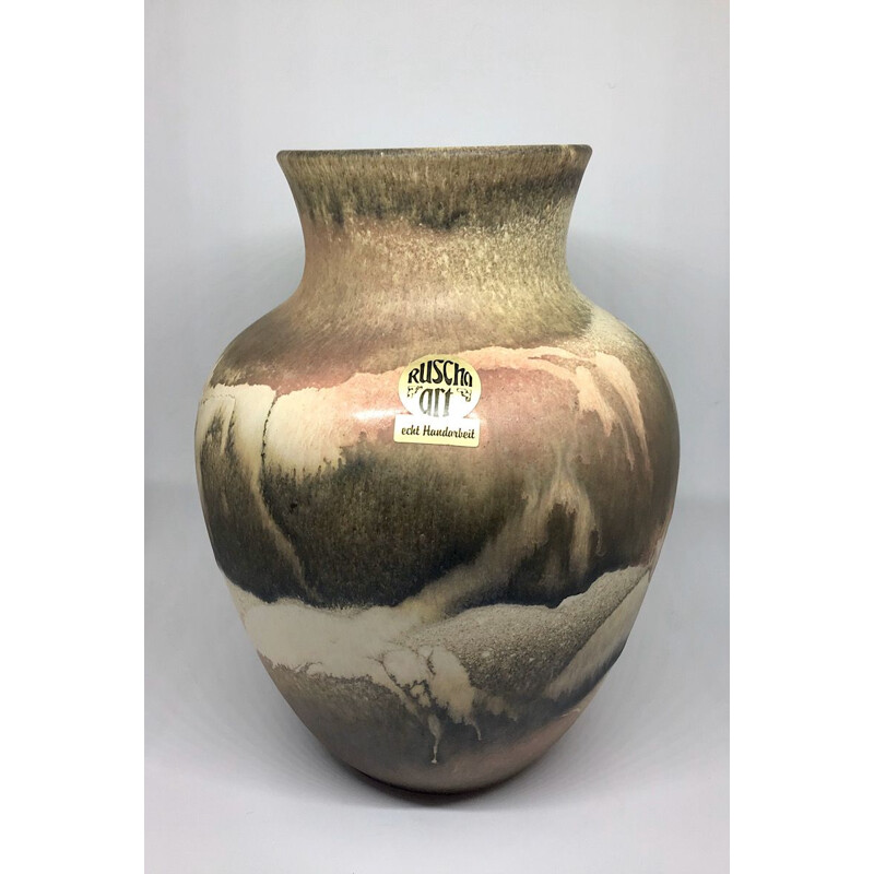 Vintage Ruscha ceramic vase, West Germany 1960