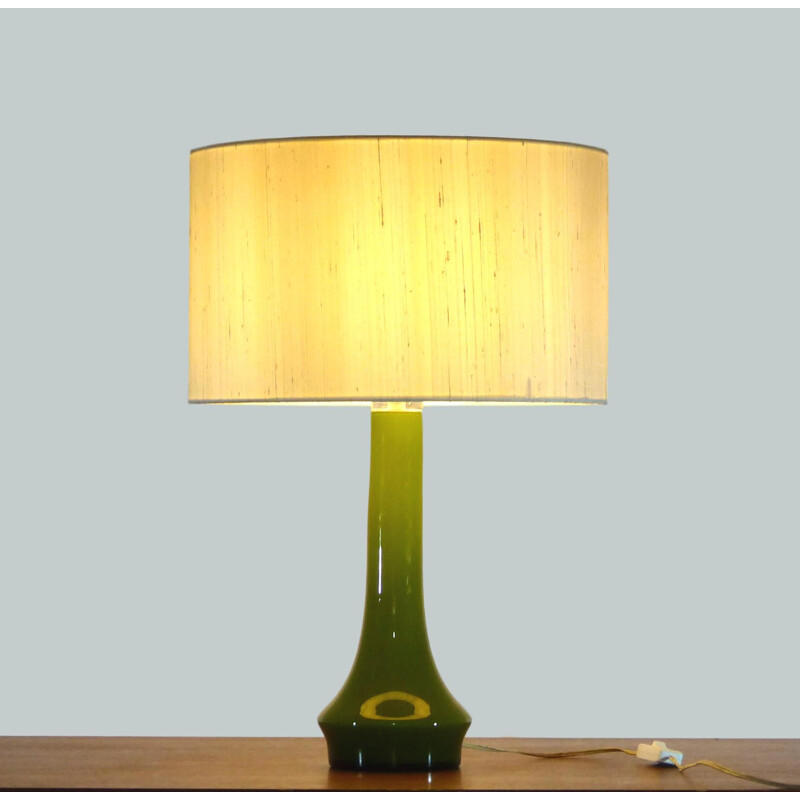 Vintage Scandinavian glass lamp 