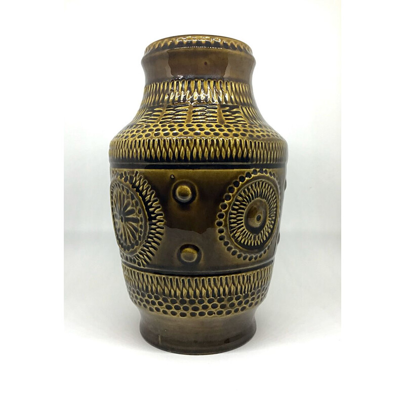 Vintage ceramic Bay vase, Germany 1960