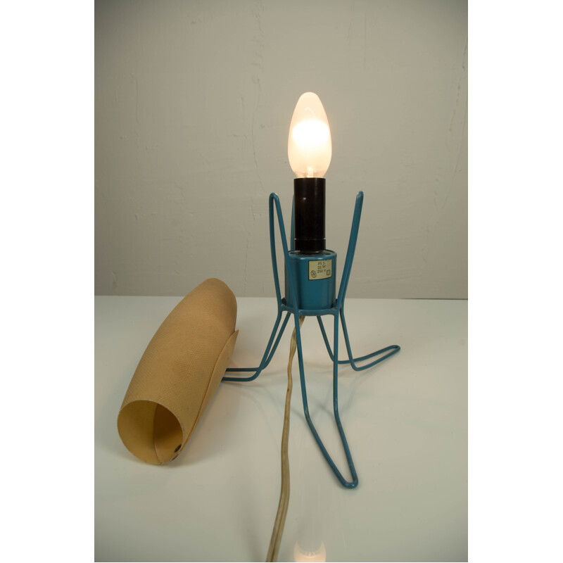 Vintage tafellamp, raketmodel, 1960