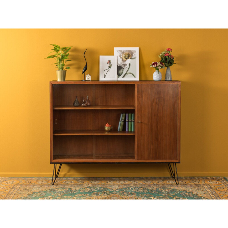 Vintage Walnut bookcase from the 1950s