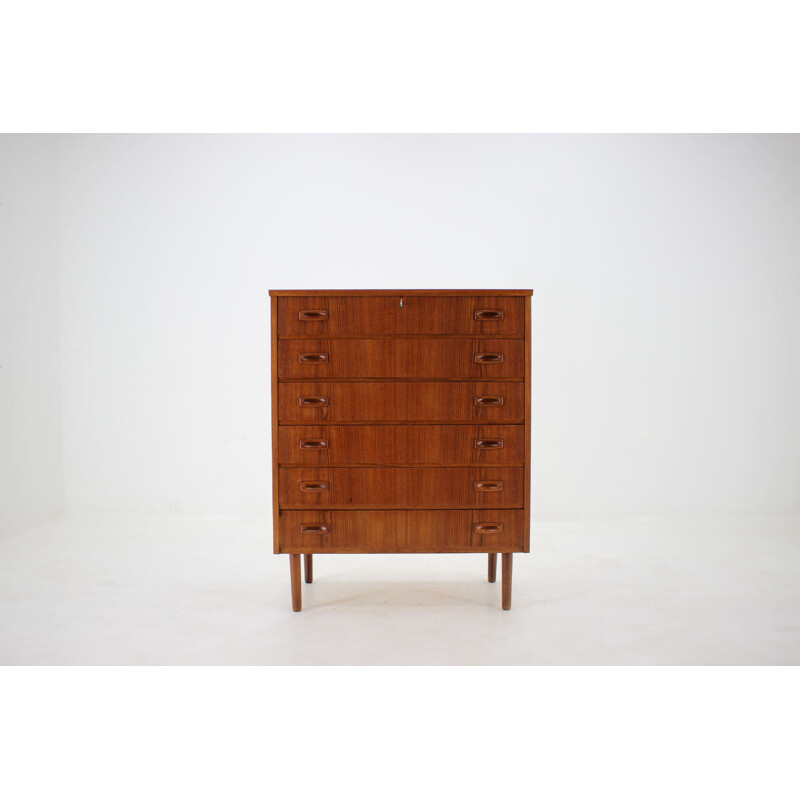 1960s Danish Teak Chest of Drawers