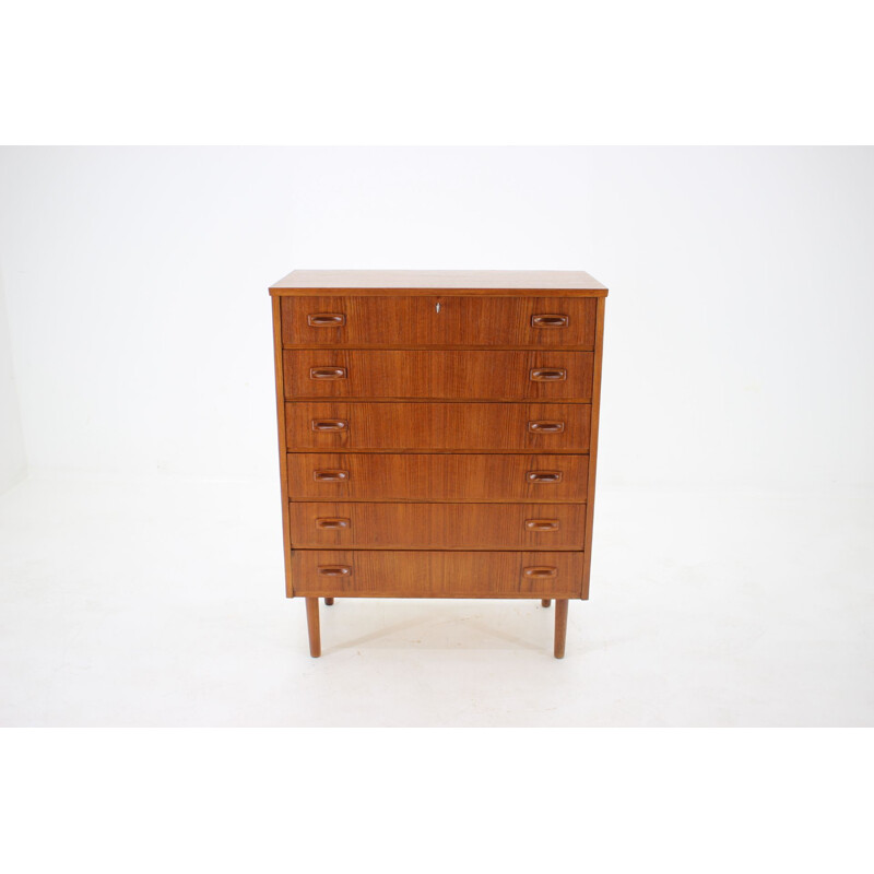 1960s Danish Teak Chest of Drawers