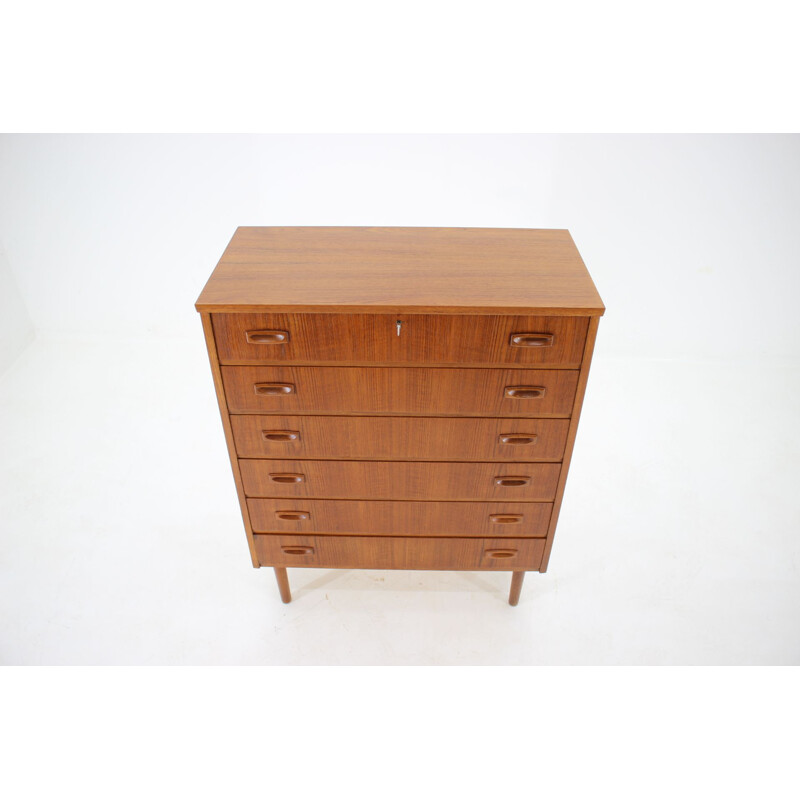 1960s Danish Teak Chest of Drawers