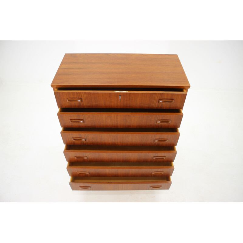 1960s Danish Teak Chest of Drawers