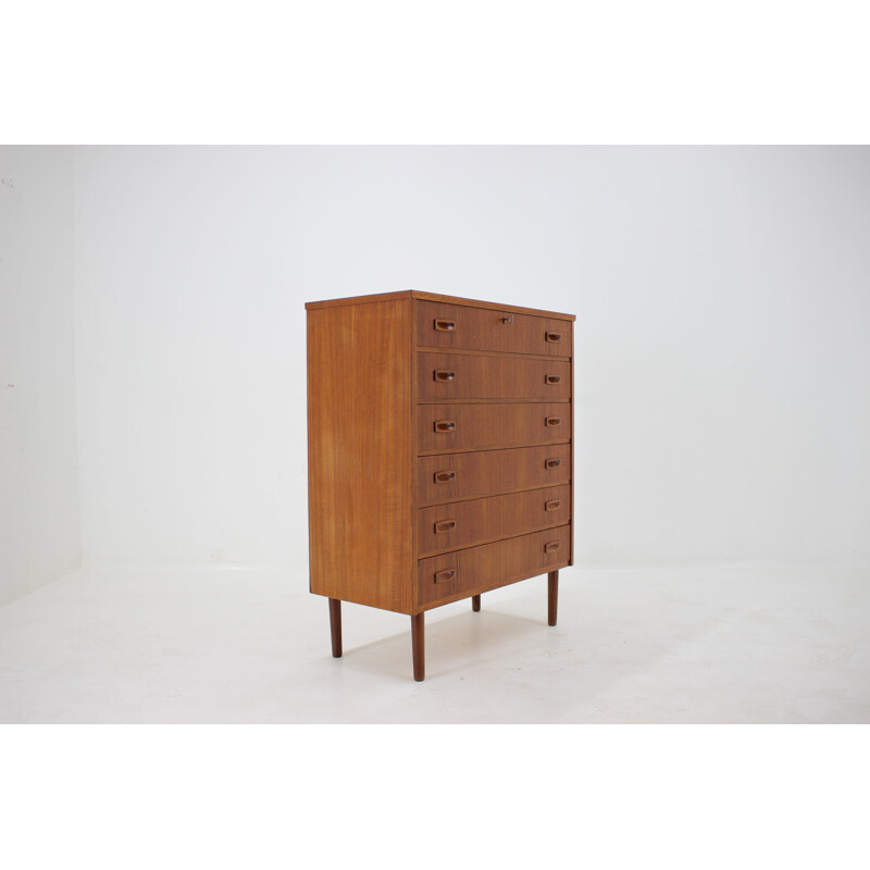 1960s Danish Teak Chest of Drawers