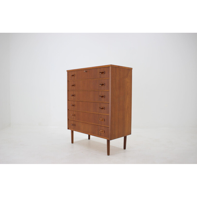 1960s Danish Teak Chest of Drawers