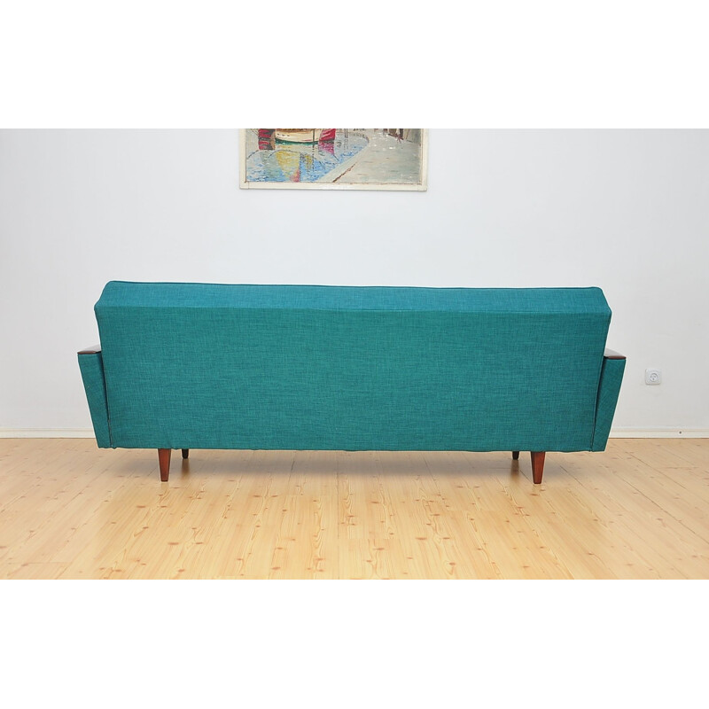 Vintage blue German sofa, 1960