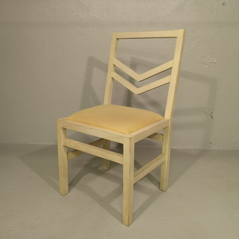 Suite de 4 chaises vintage Quilt par WILMOTTE édition SCDR