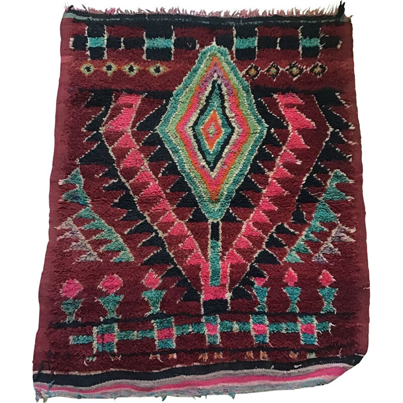 Vintage Berber carpet 70's