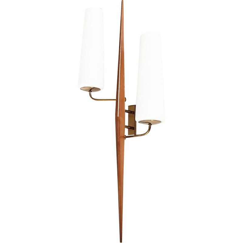 Vintage wall lamp Maison Lunel, 1950s