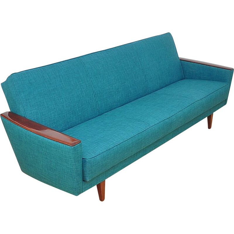 Vintage blue German sofa, 1960