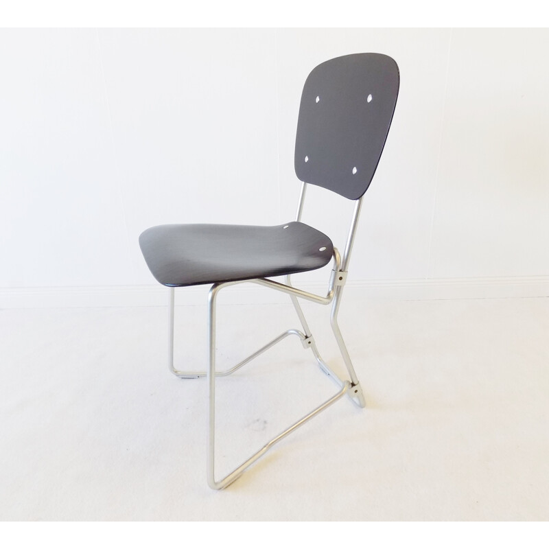 Aluflex Folding Chair by Armin Wirth for Zieringer