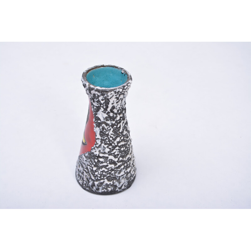 Small San-Marino fat lava vintage vase