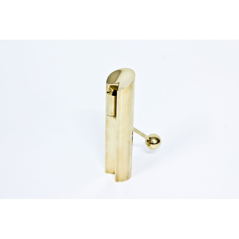 Swedish Brass Candle Holder "Variabel" by Pierre Forssell