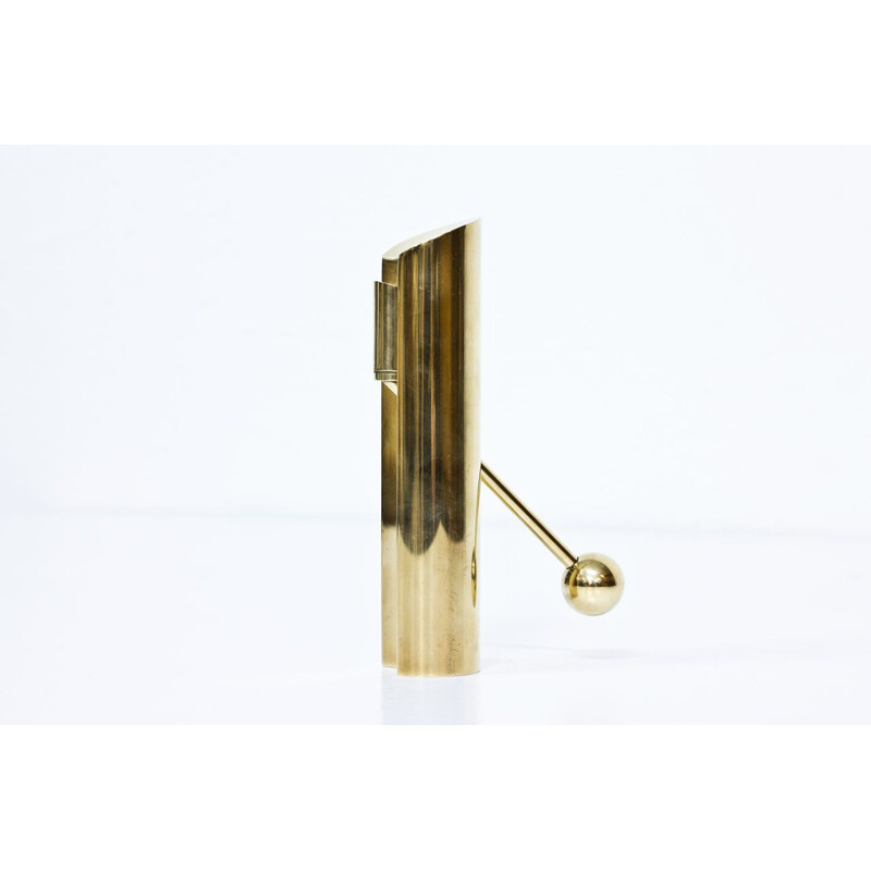 Swedish brass vintage candlestick "Variabel" by Pierre Forssell, 1960s