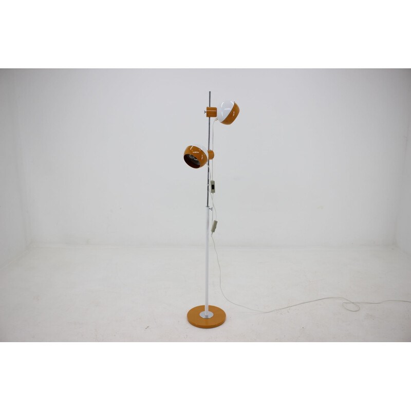 1970s Magnetic Double Eye Ball Floor Lamp, CzechoslovakiaLamp, Czechoslovakia