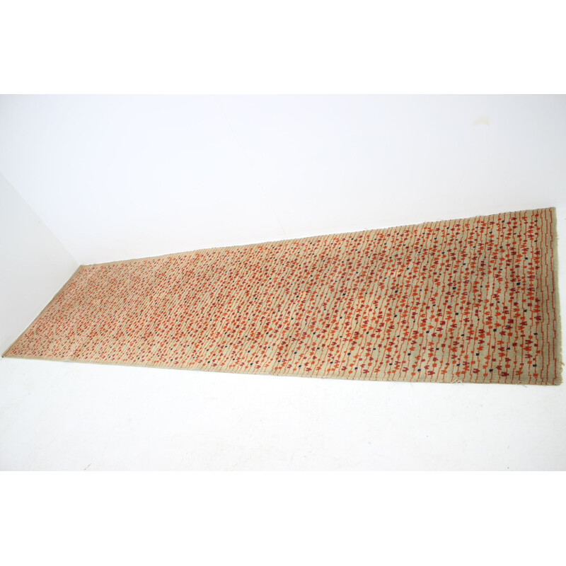 Design abstract vintage carpet rug, 1960s