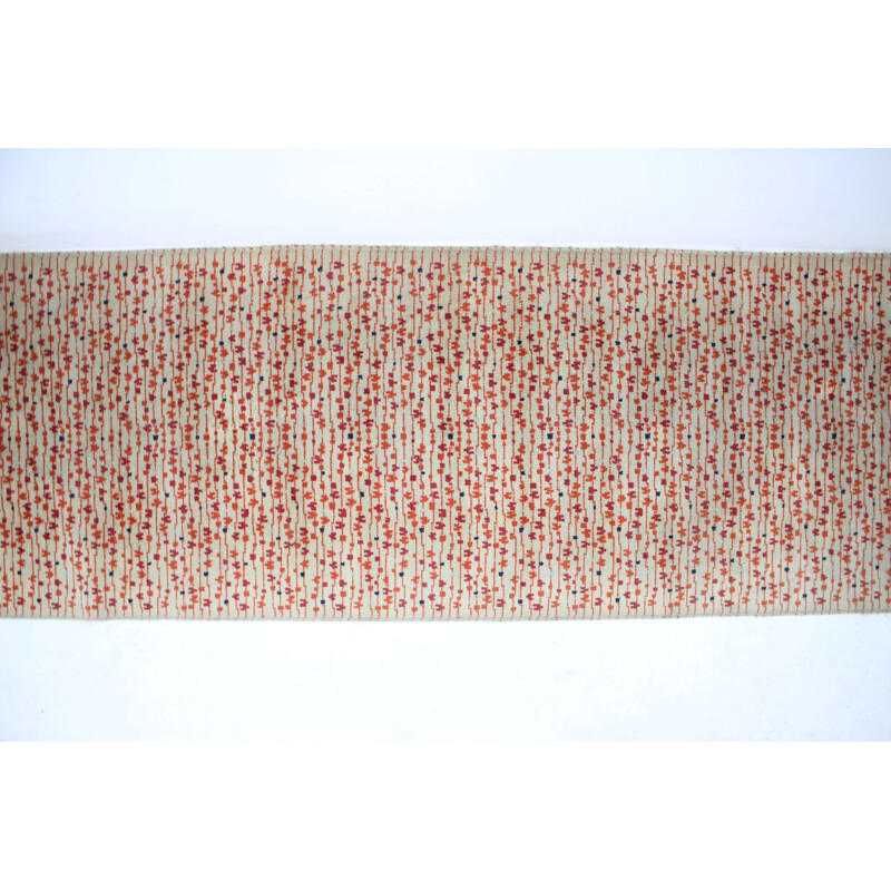 Design abstract vintage carpet rug, 1960s