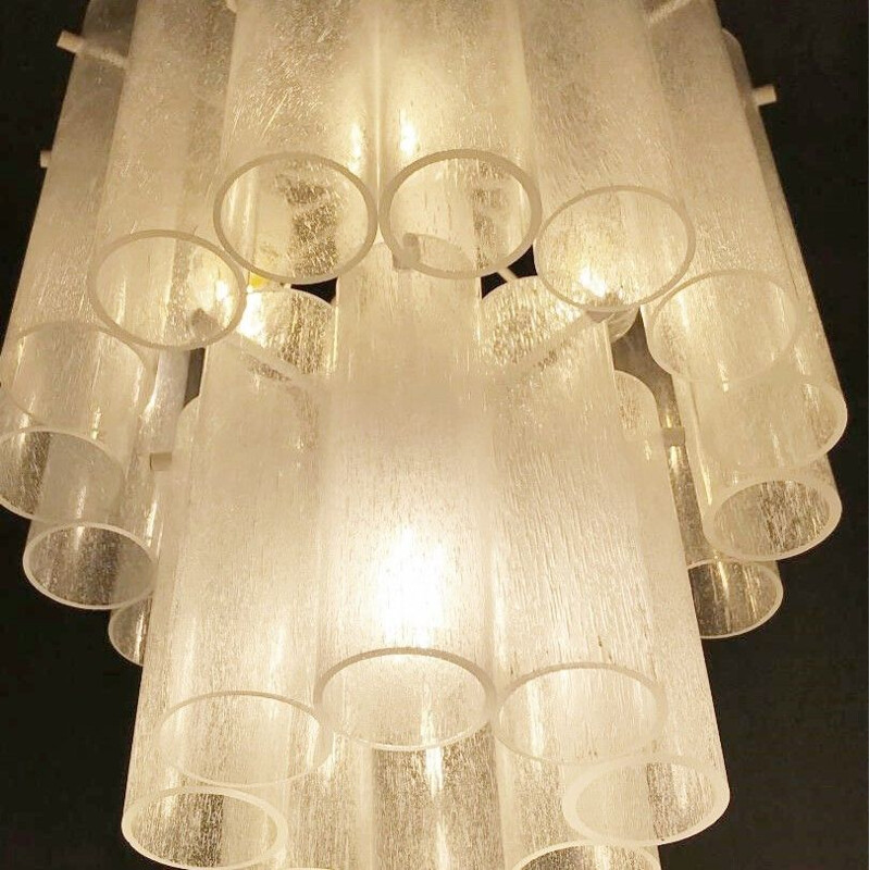 Vintage Italian glass chandelier