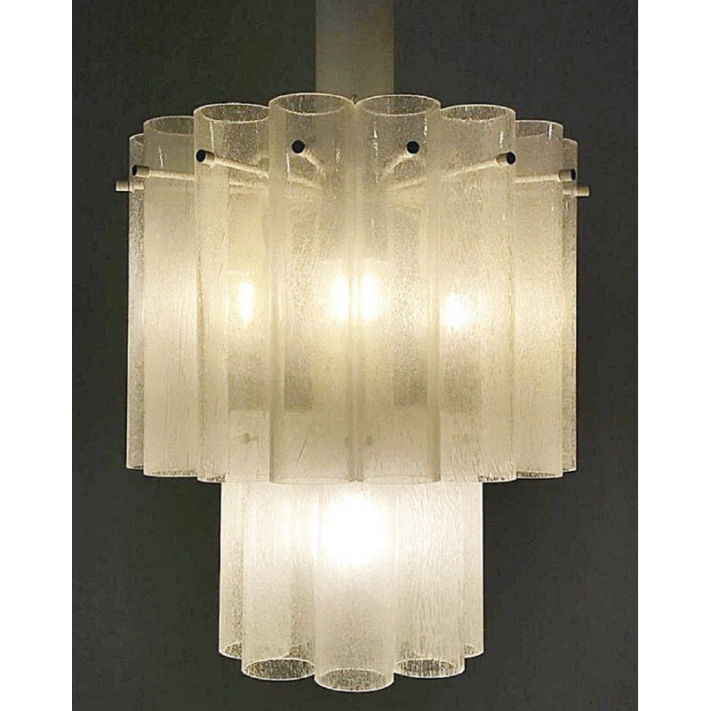 Lustre de vidro Vintage italiano