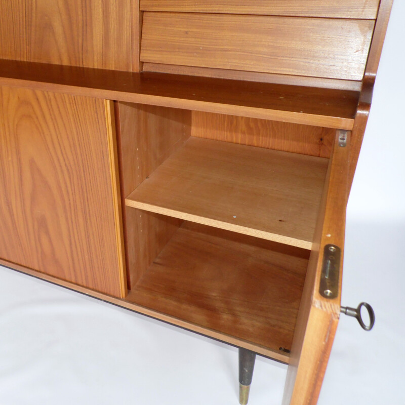 Vintage Scandinavian teak bookcase, 1960s