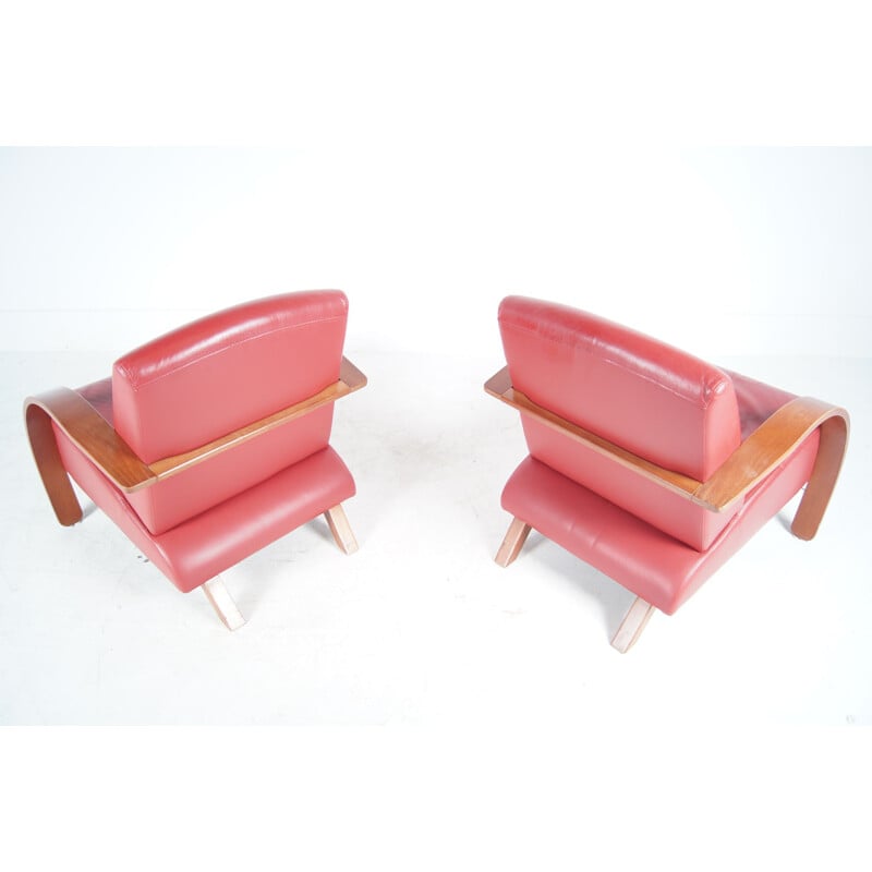 Iconic Bentwood armchairs 1940s - Set of 2