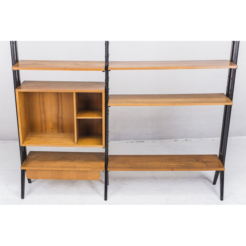 Mid-Century Teak Modular Shelf, 1960s