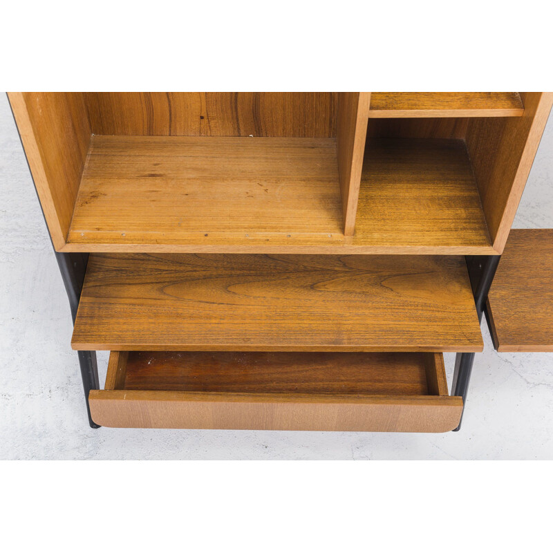 Mid-Century Teak Modular Shelf, 1960s