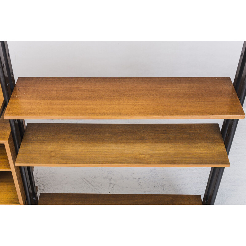 Mid-Century Teak Modular Shelf, 1960s