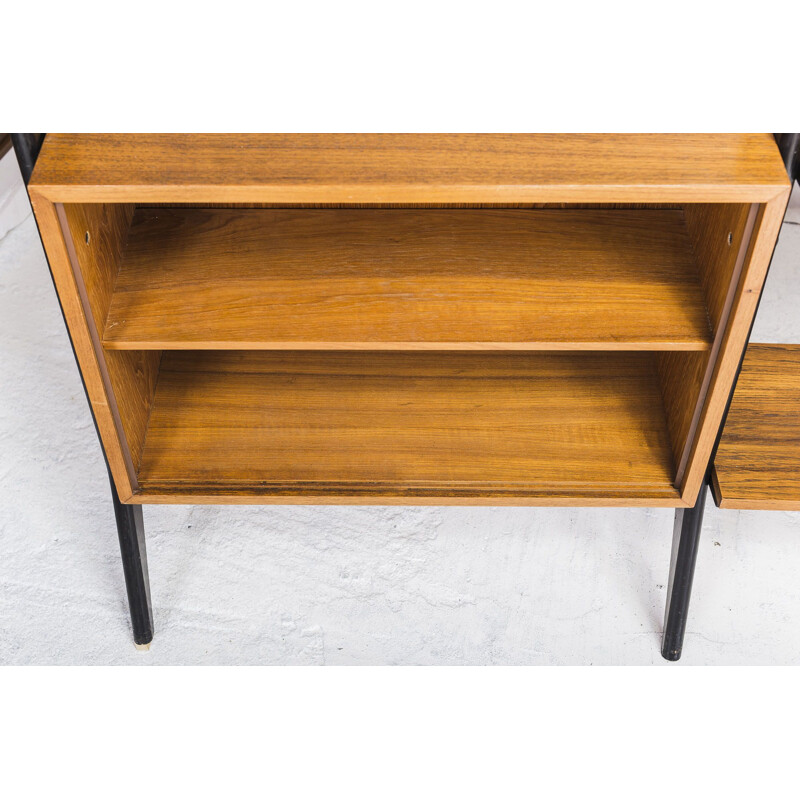 Teak vintage modular shelf, 1960s