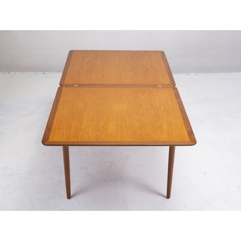 Extendable Teak Dining Table, 1960s