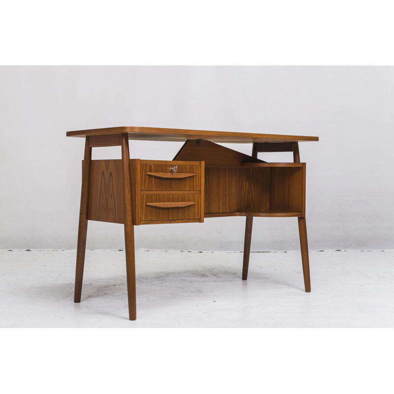 Teak Desk by Gunnar Nielsen Tibergaard, 1960s