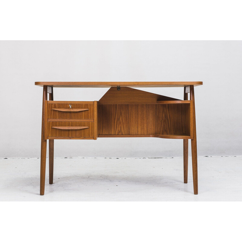 Teak Desk by Gunnar Nielsen Tibergaard, 1960s