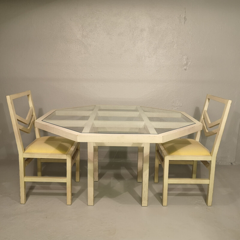 Octo" vintage tafel van Jean-Michel Wilmotte, 1976