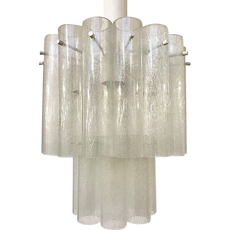 Vintage Italian glass chandelier