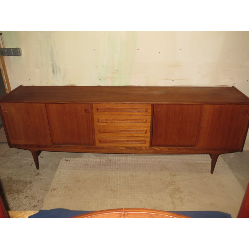 Scandinavian teak sideboard by J.Andersen, 1960s